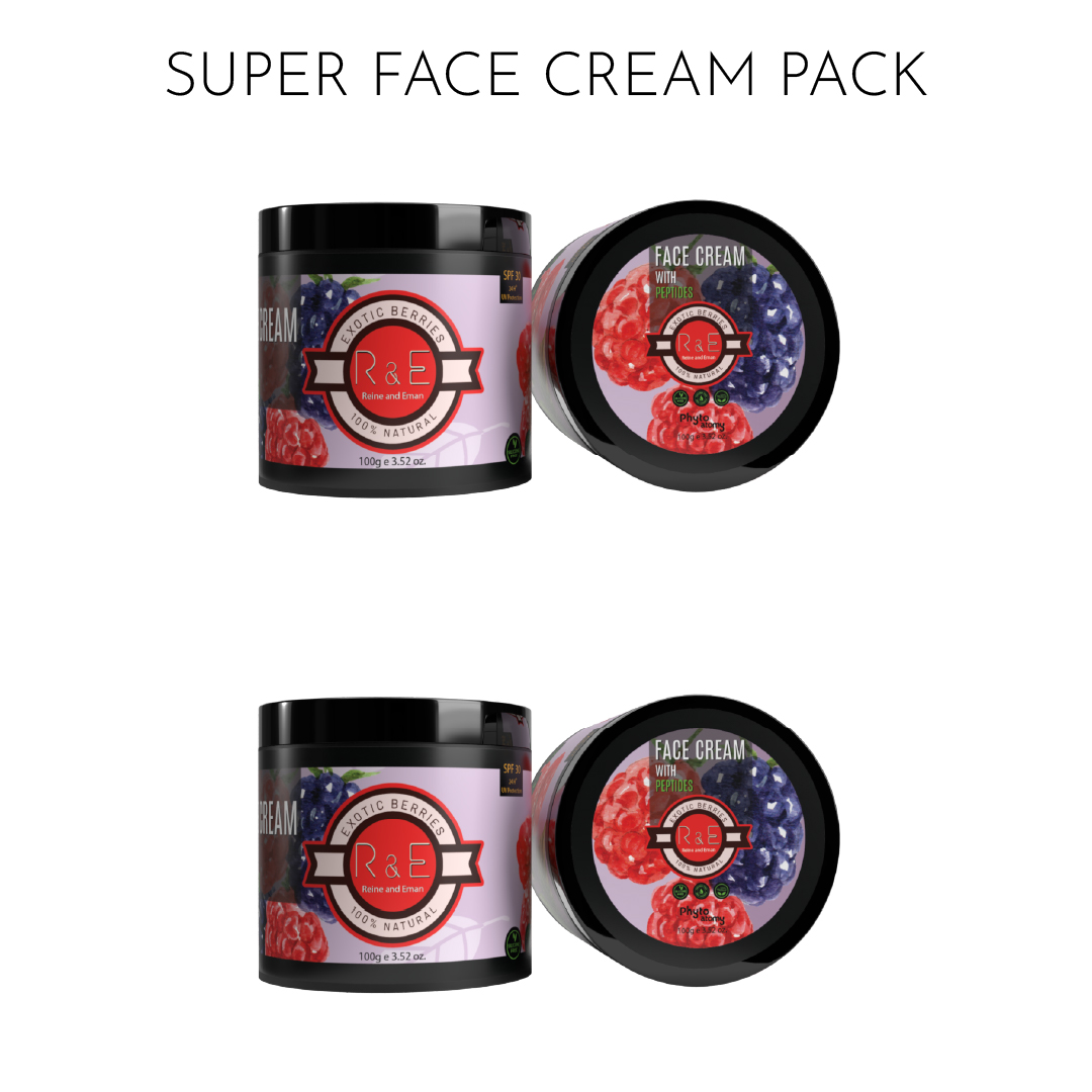 Pack of Two R&E Exotic Berries Face Cream (100g)